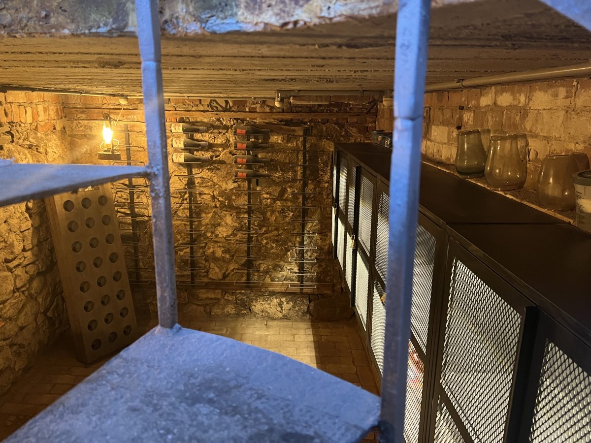 The hidden staircase was discovered only a short time after the hotel was purchased.