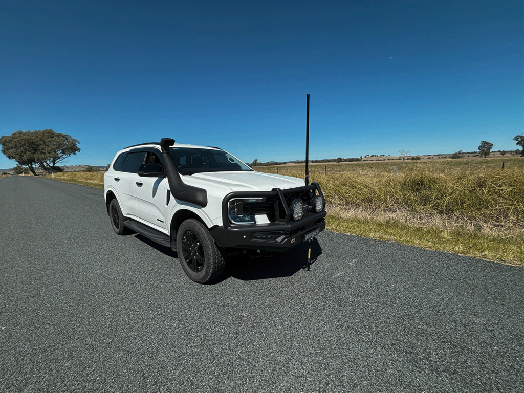 ute on rural road