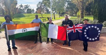 New community flagpole in Griffith enables ethnic groups to recognise national days