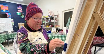 Wayne wants to share his colourful artworks with Wagga