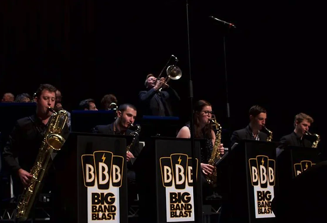 The Big Band Blast works with students and regional musicians to foster a love for large jazz ensembles.