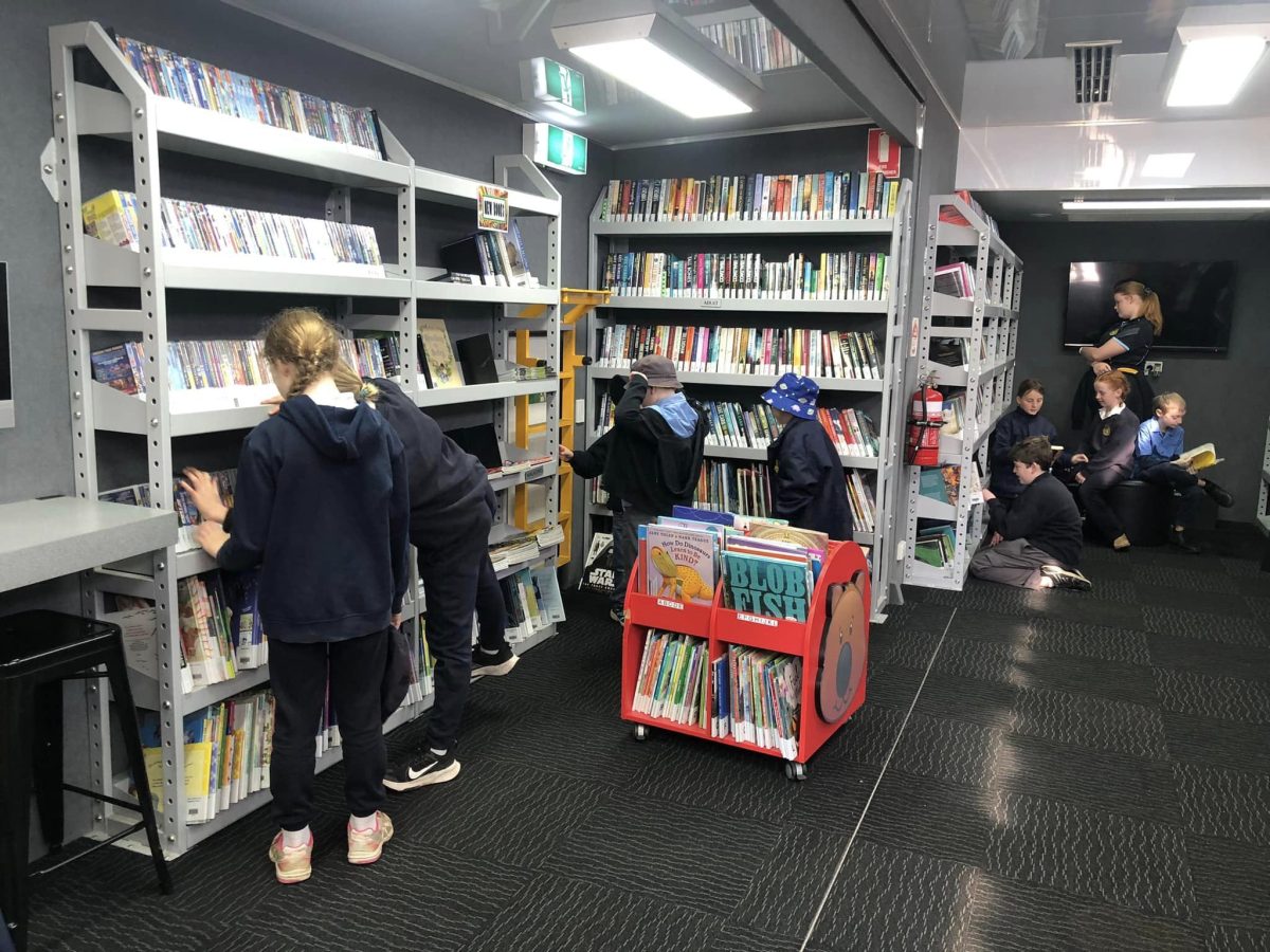 Students and residents from Bland Shire Council got their first opportunity to use the Riverina Regional Library's mobile facility this week. 
