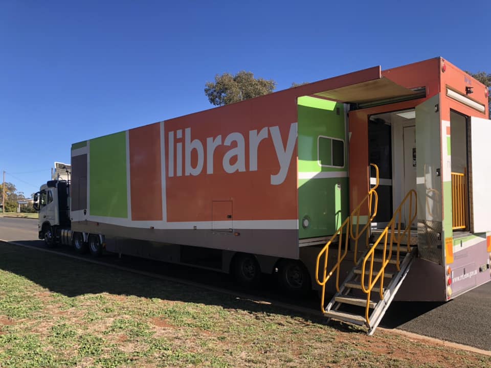 The Riverina Regional Library's mobile library