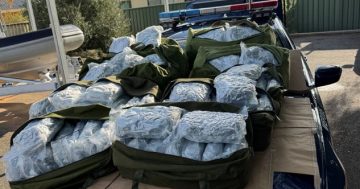 Two arrested after police seize 45 kilos of cannabis on Sturt Highway
