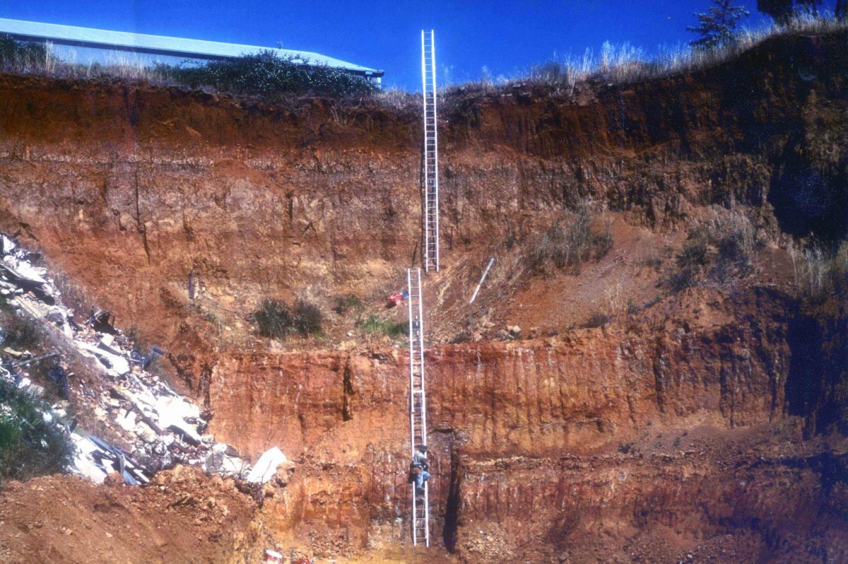 Wagga's brick pit ultimately reached a depth 16 metres.