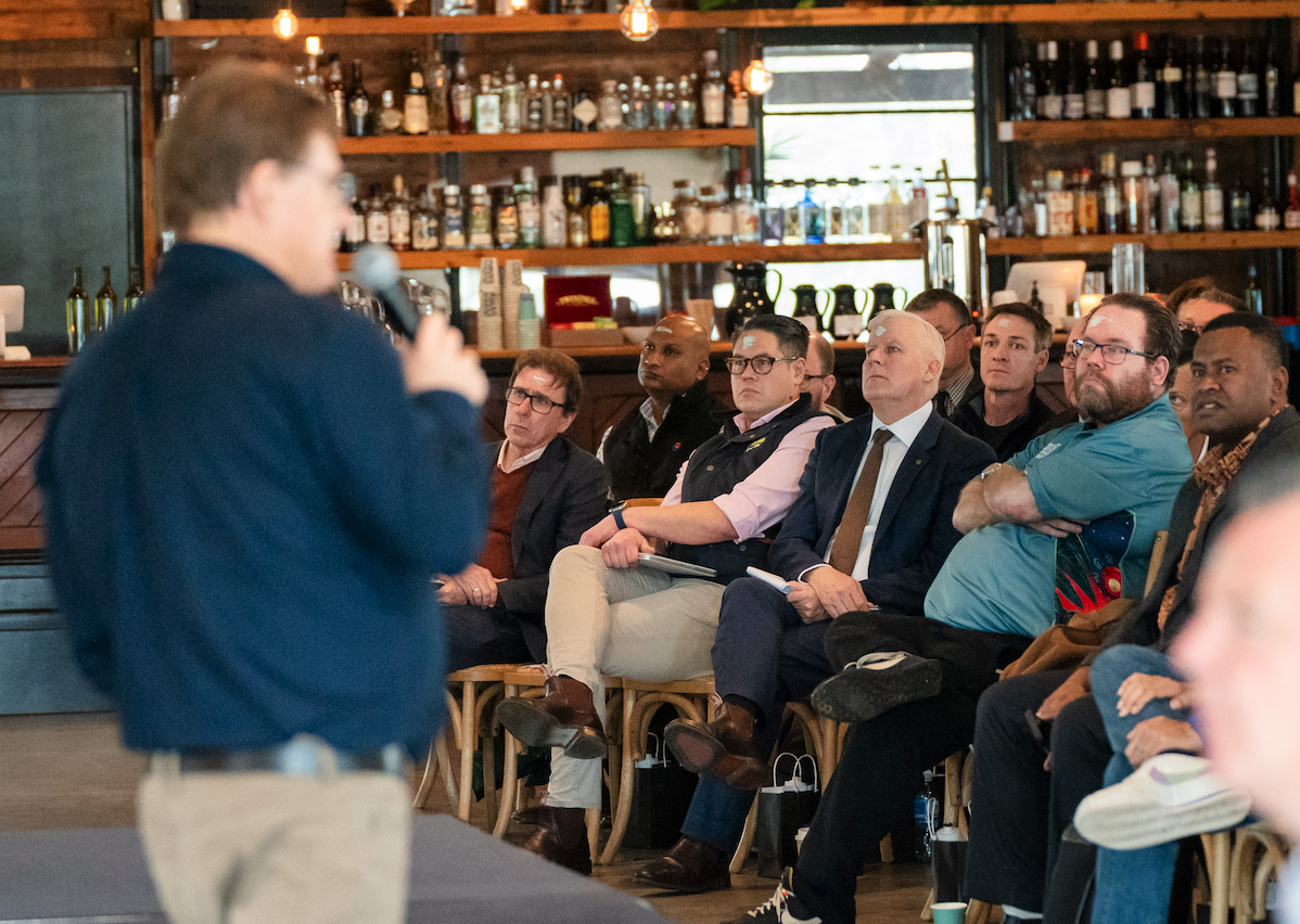 Over 100 men from around Wagga gathered for a leadership forum seeking understanding and community solutions around domestic violence.