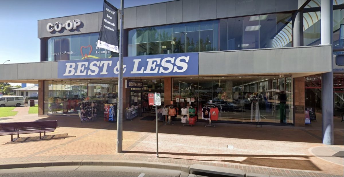 best & less frontage