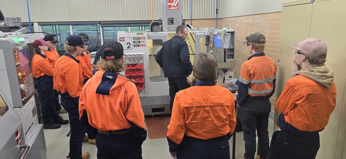 Twelve Riverina high school students are part taking in the Forge Your Career in Metals and Manufacturing program at TAFE NSW.