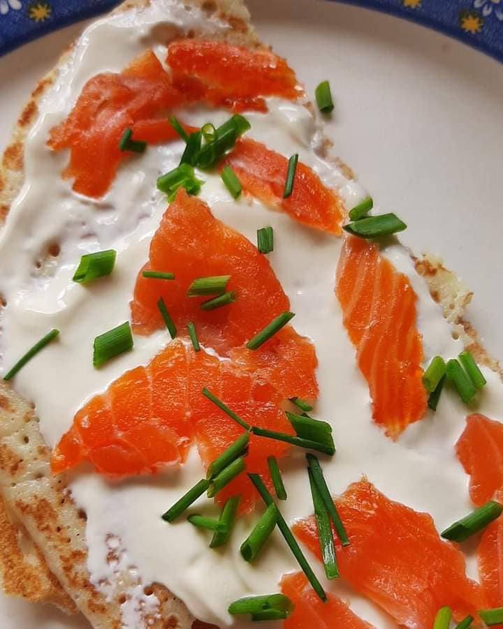 salmon crepe 