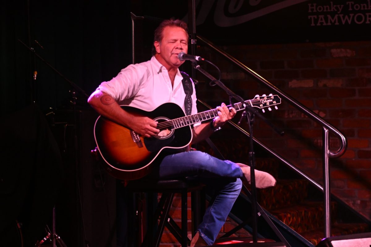 Troy Cassar-Daley performing in Tamworth in January.