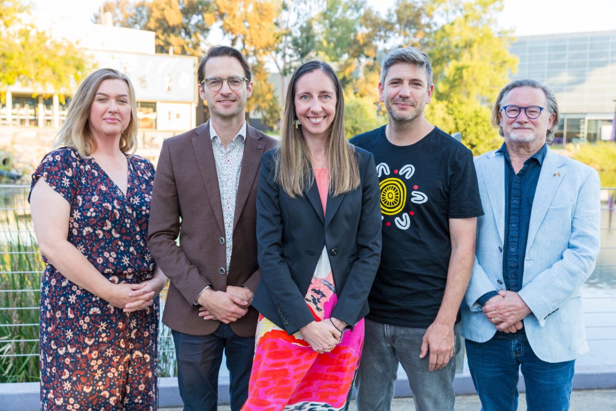 Deputy Mayor Amelia Parkins (centre) is the lead candidate on the Labor for Wagga ticket.