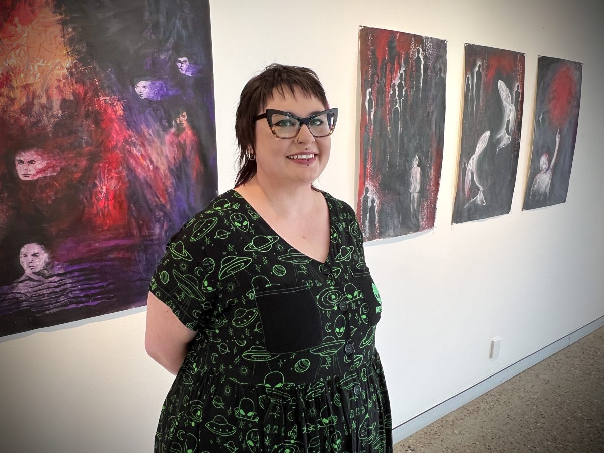 Artist Tegan Bailey only discovered her autism and ADHD two years ago and is sharing her journey through art. 