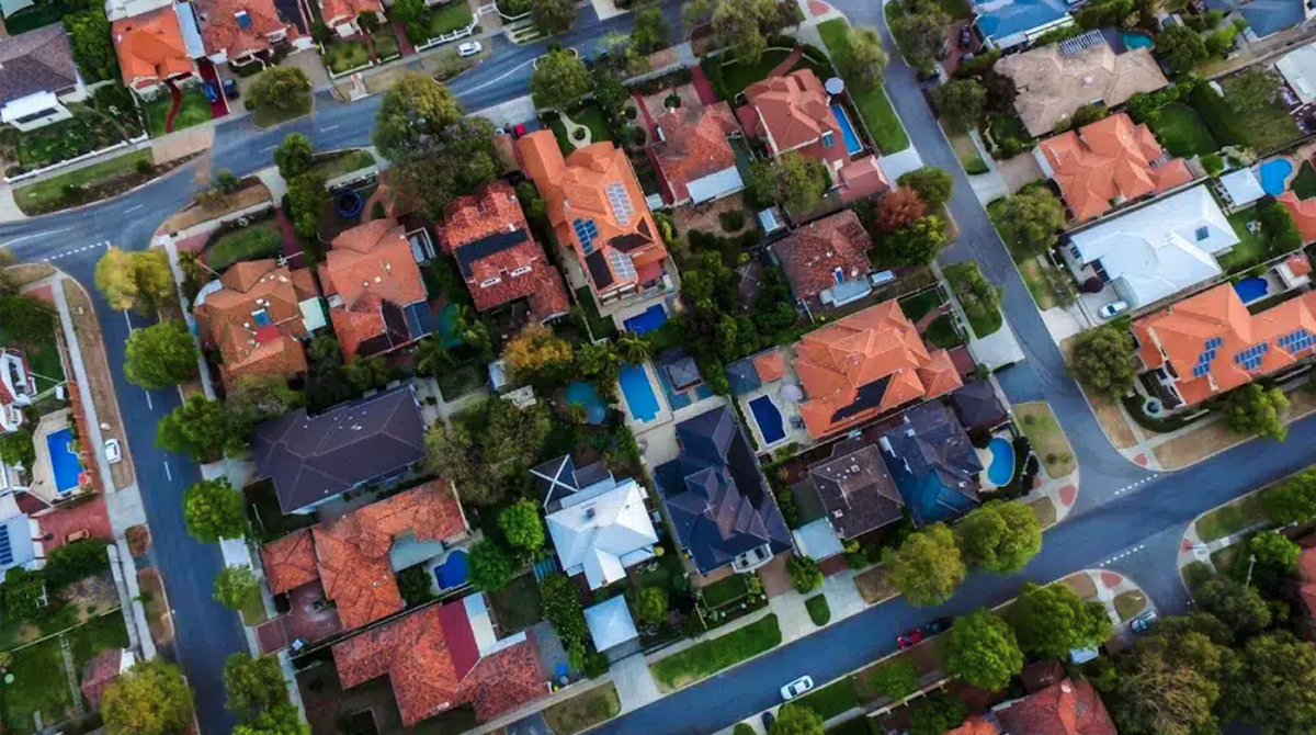 houses from above