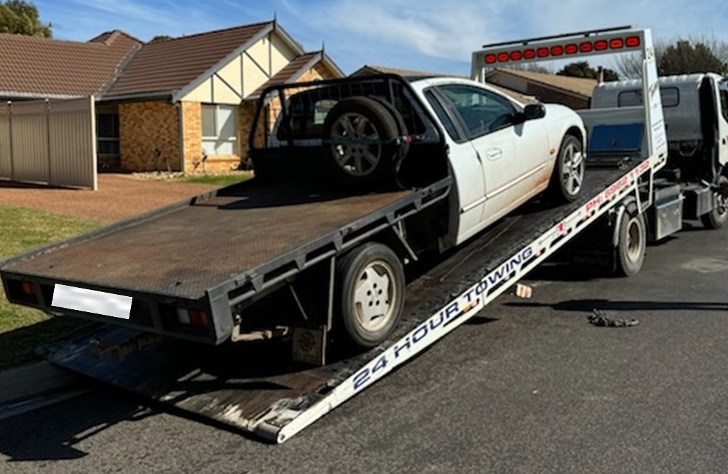 A Griffith man's P1 provisional licence was suspended and his vehicle has been impounded for three months