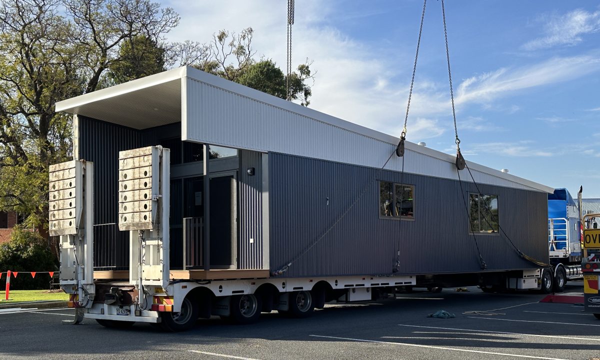 Three new key worker accommodation units arrive in Narrandera.