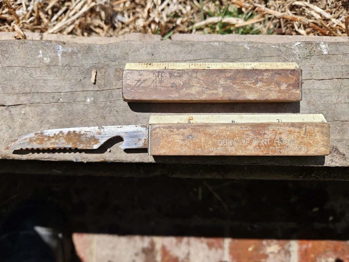 A 1960s Japanese floating fishing knife from the Duke of Kent Hotel.