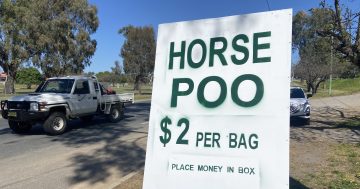 The sign may be new but the price of poo remains the same despite crap economy