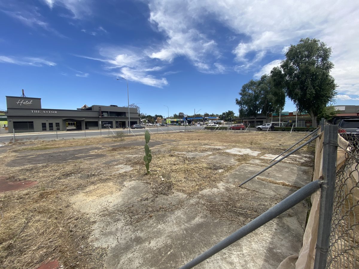 vacant lot in town CBD