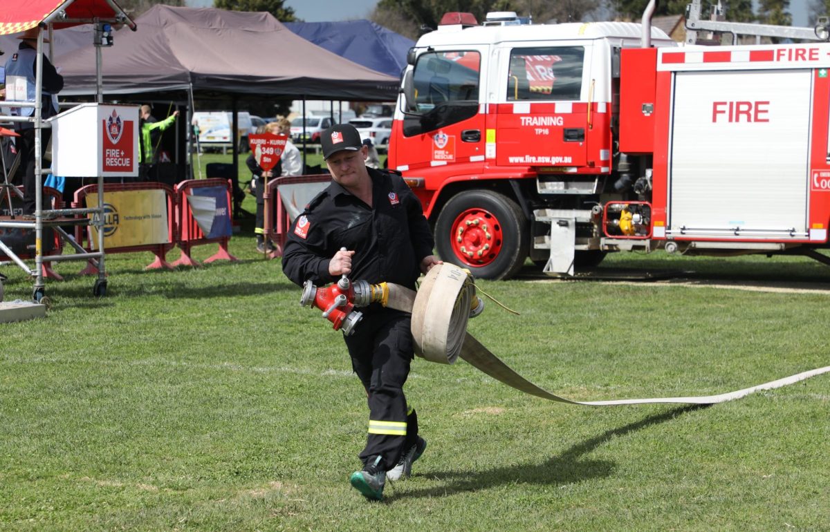 firefighter competition action