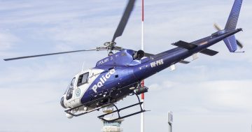 Man arrested after allegedly shining laser at police helicopter flying over North Griffith