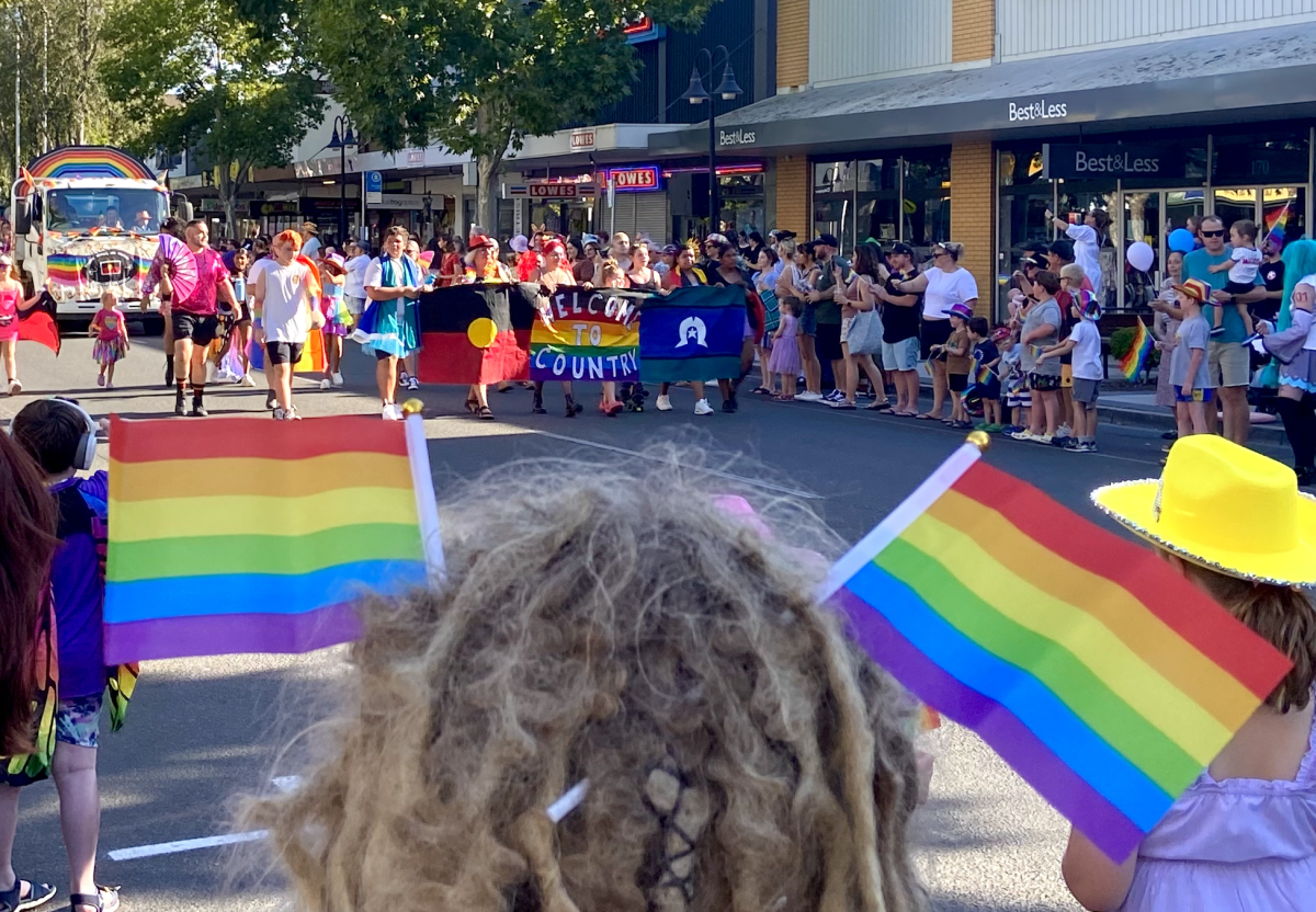 Thousands braved the heat to celebrate Mardi Gras in Wagga in 2024.