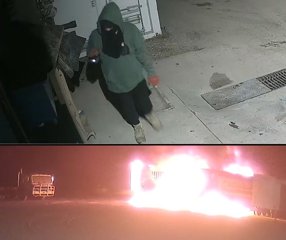 Police release CCTV following suspicious fire North Albury