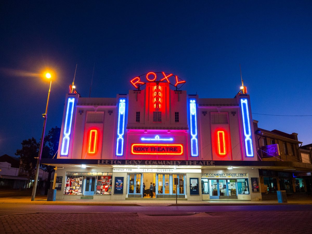 cinema at night