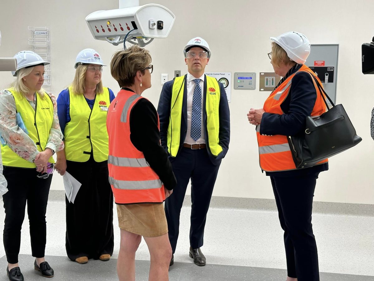 Griffith's new Clinical Services Building is on track to open in early 2025. 