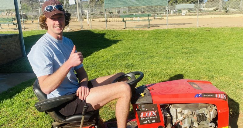 Lawn mowing doctor departs Griffith after enchanting town