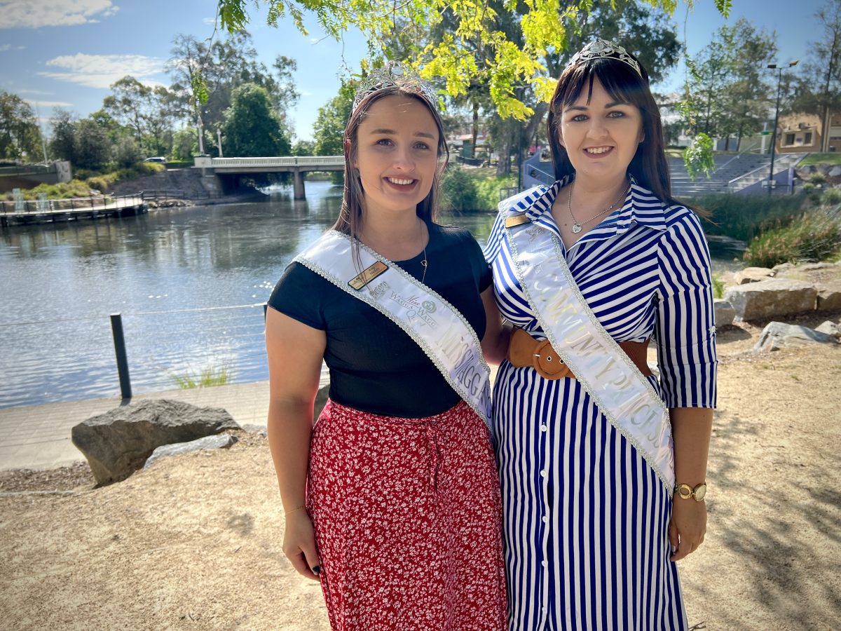 Friends Amy Hickey and Maggie Enever were crowned Miss Wagga Wagga and Community Princess for 2025 at CSU Riverina Playhouse. 