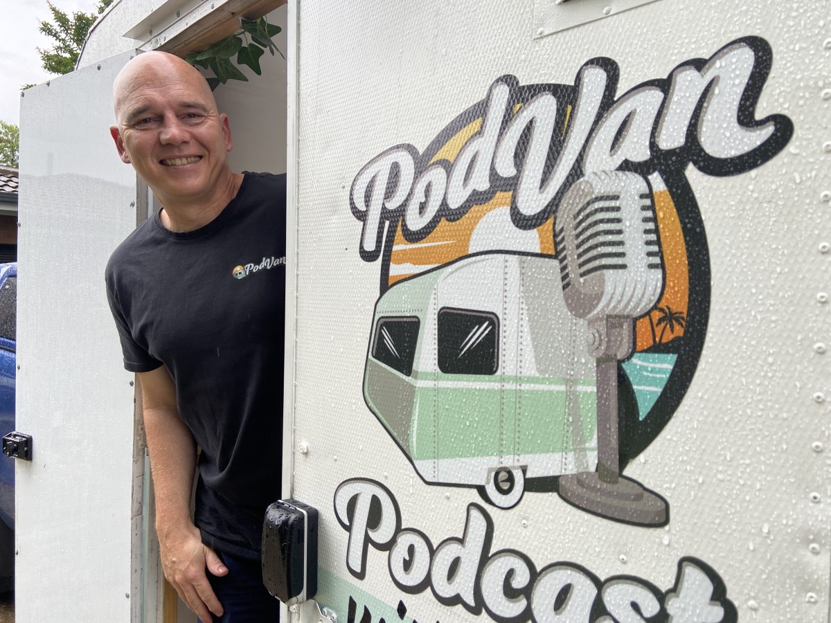 After three decades in commercial radio, Rabbit is still sharing stories through the PodVan Podcast.