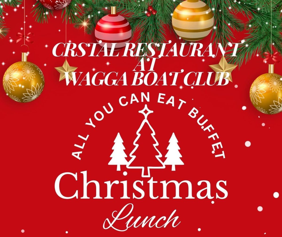 Christmas lunch poster