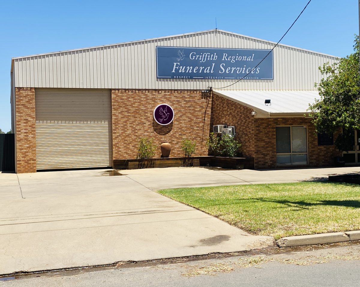 Funeral home outside