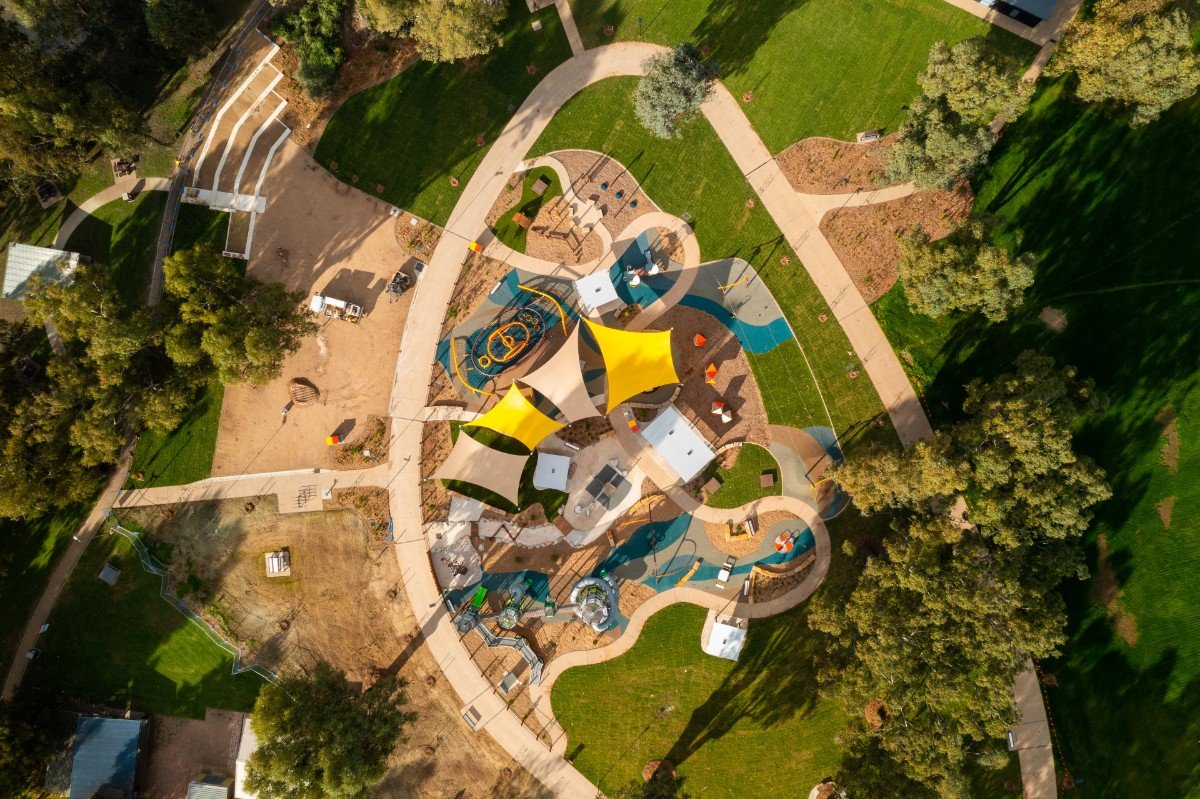 Wagga's spectacular Riverside Playpark.