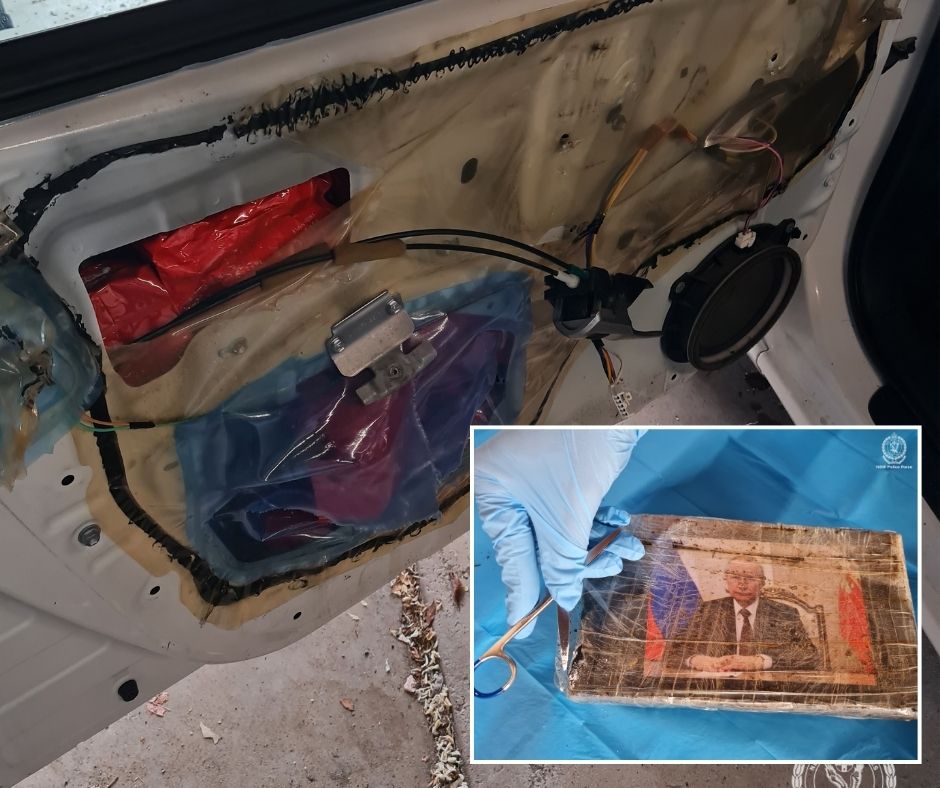 Organised Crime Squad charge man after $18m worth of drugs allegedly found hidden in door cavities of his car