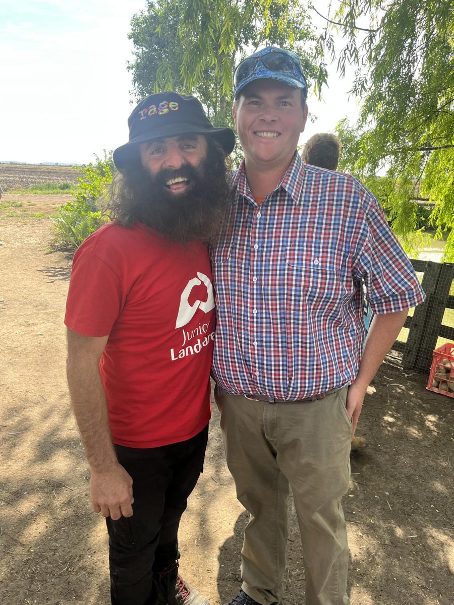 Carl Chirgwin with Costa 