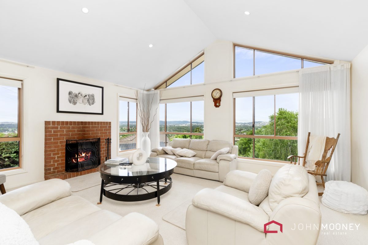 interior of home with large window