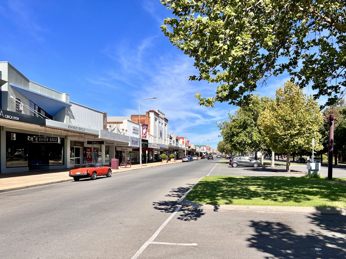 town's main street