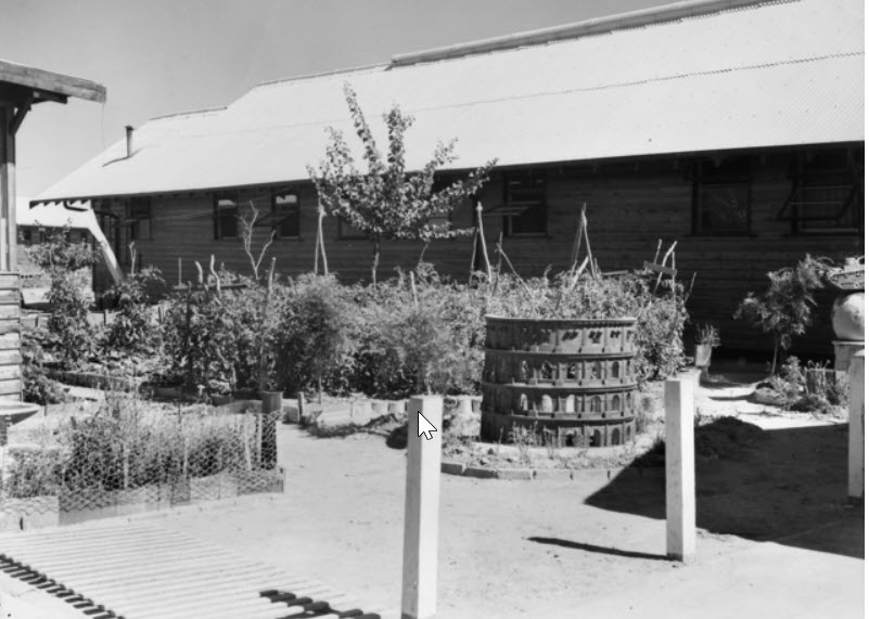 POW garden at Hay including a replica of the Colosseum. 