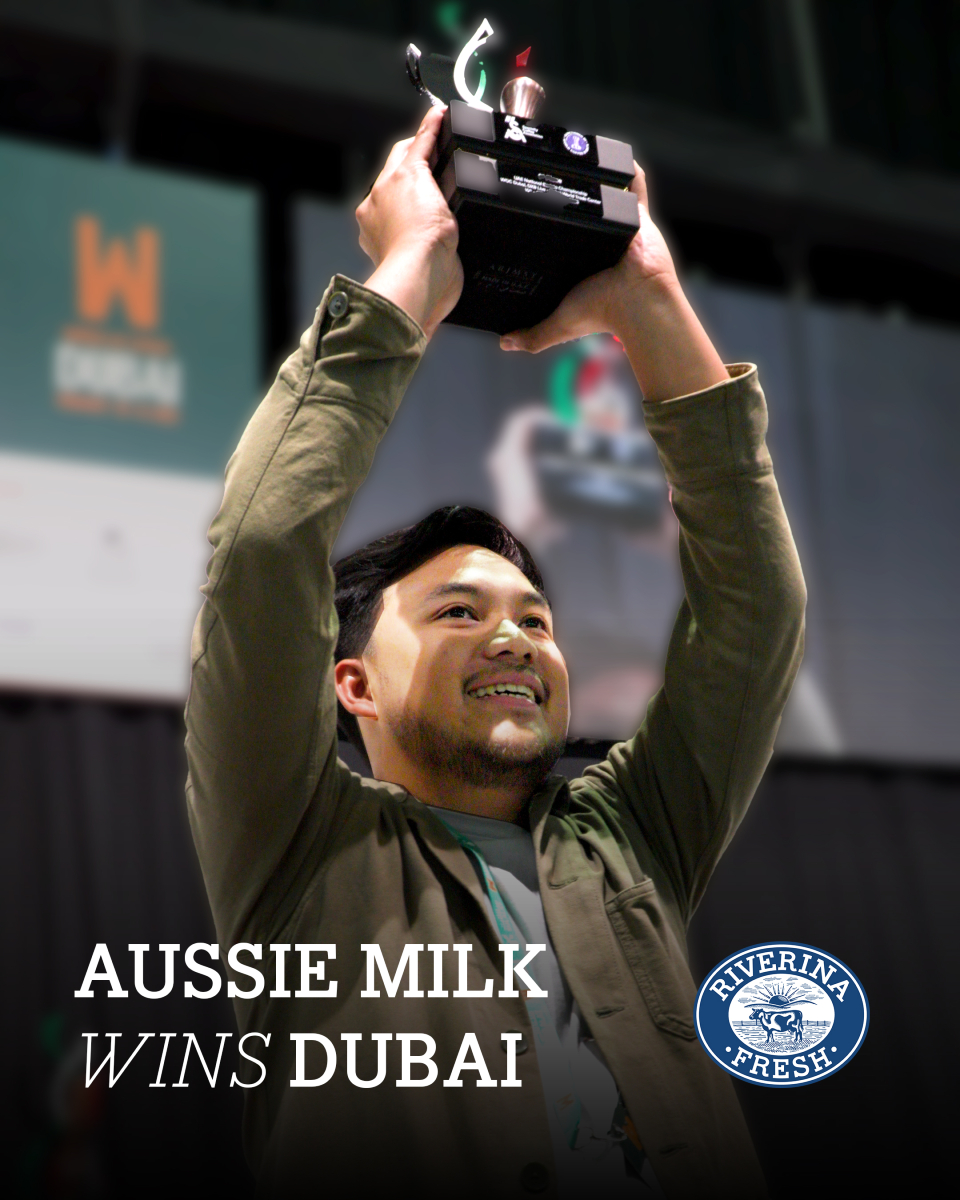 Riverina Fresh recently supplied a barista in the UAE who won a national award in Dubai.