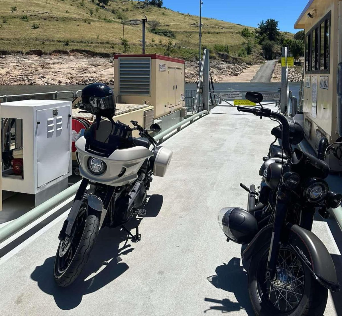 For Wodonga motorbike enthusiast Ben Stewart round trips which take in the Wymah Ferry are off the cards for a weekend run while repairs are undertaken.