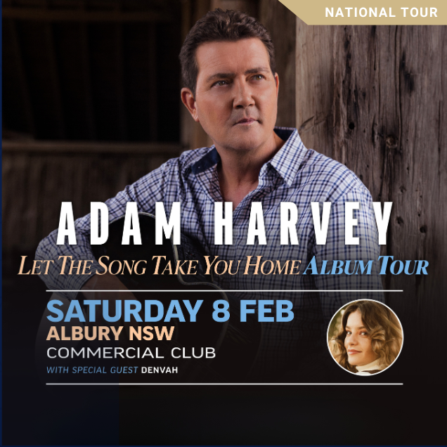 Adam Harvey – Let The Song Take You Home Tour