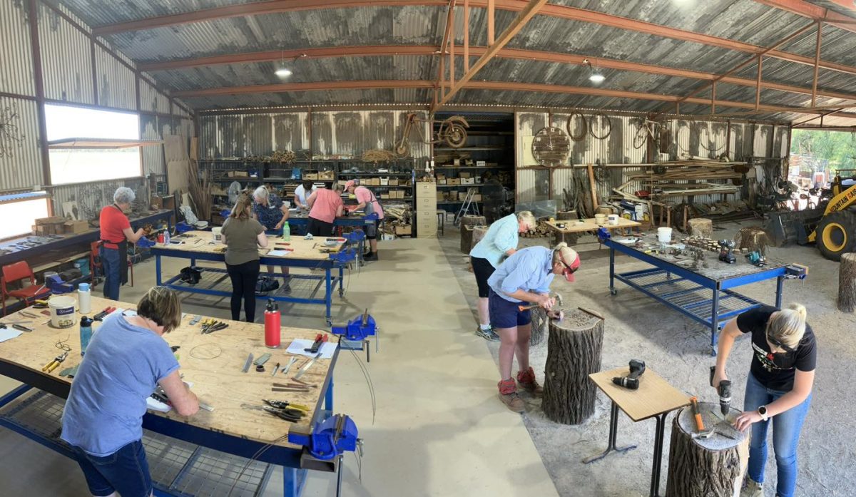 Nadine hosts 18 different workshops at her property in Coolamon with everything you need provided to create your masterpiece.