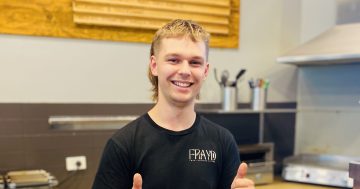 Teenage Griffith entrepreneur has roaring first month of trade after taking over Peeches Coffee Lounge