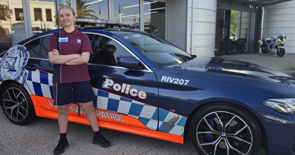 Canberra teen's dream changes from being pop star to becoming a policewoman in Wagga