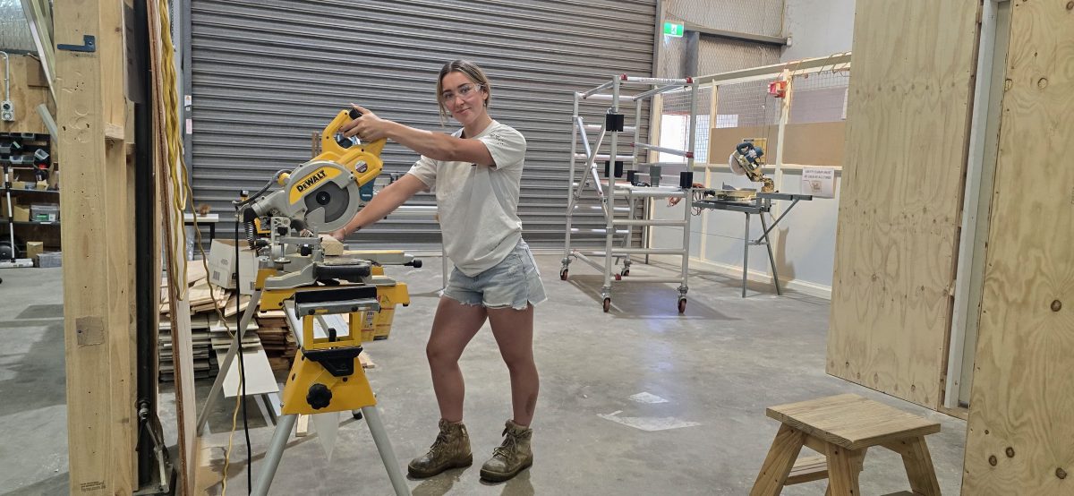 Three generations, one passion. Lucy is carrying on a carpentry legacy built by her father and grandfather. 