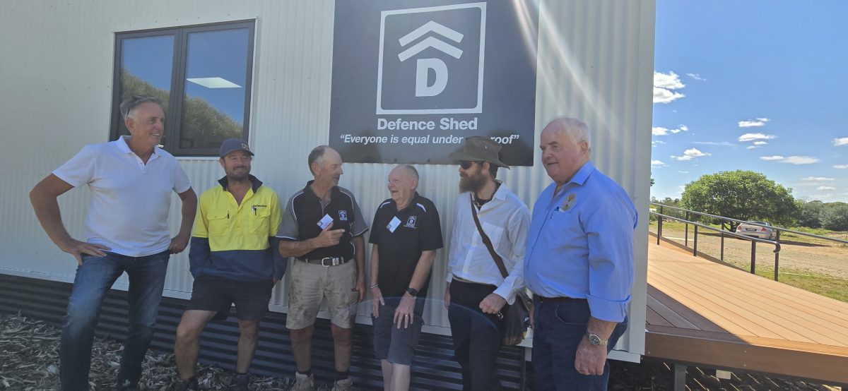 The Defence Shed keys were officially handed over on Wednesday (12 March). 