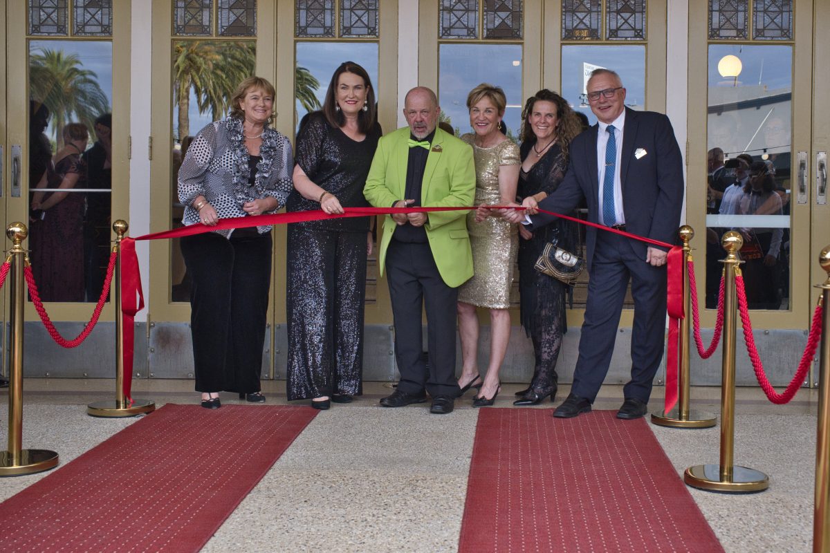 Ribbon cutting 