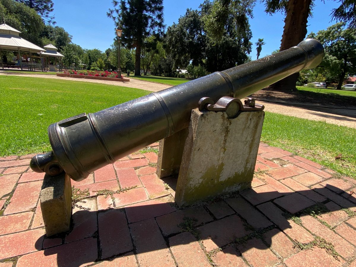 Wagga's antique gun is unlikely to have ever been used to signal the time.