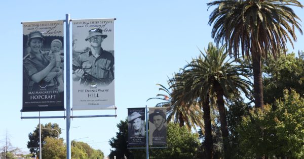 Leeton war hero Captain Levings among those honoured by 'Saluting their Service' banners